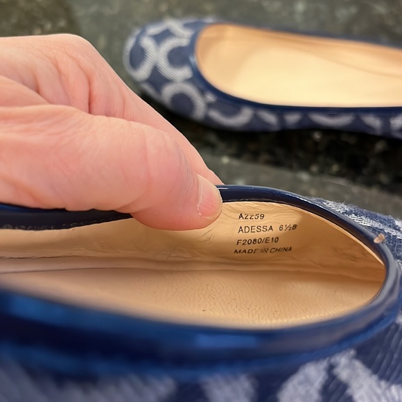 Coach monogram ballet flats, Adessa, size 6.5 - Picture 11 of 11